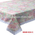 embossing pvc lace tablecloth